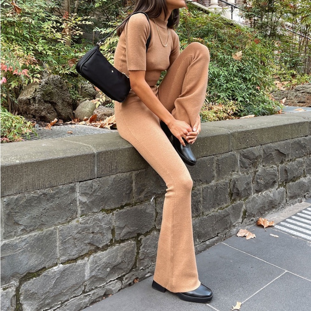 Princess Polly Camel Knit Ensemble
